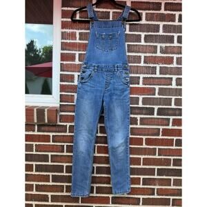Mini Boden Girl’s Straight Leg Jean Denim Overalls size 11-12y
